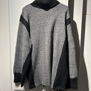 Black and Grey turtleneck